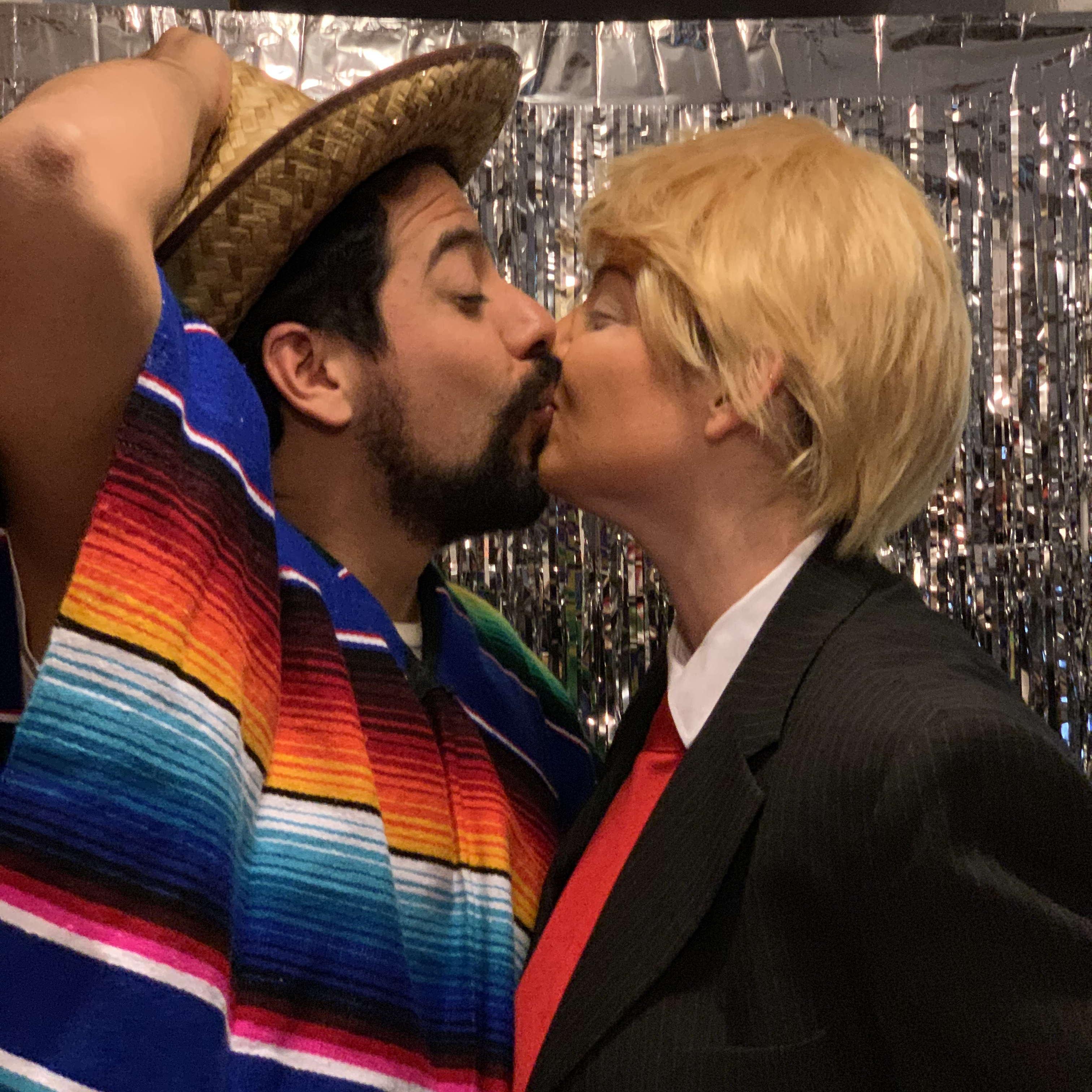Winning Halloween, 2019. Trump & an Immigrant.