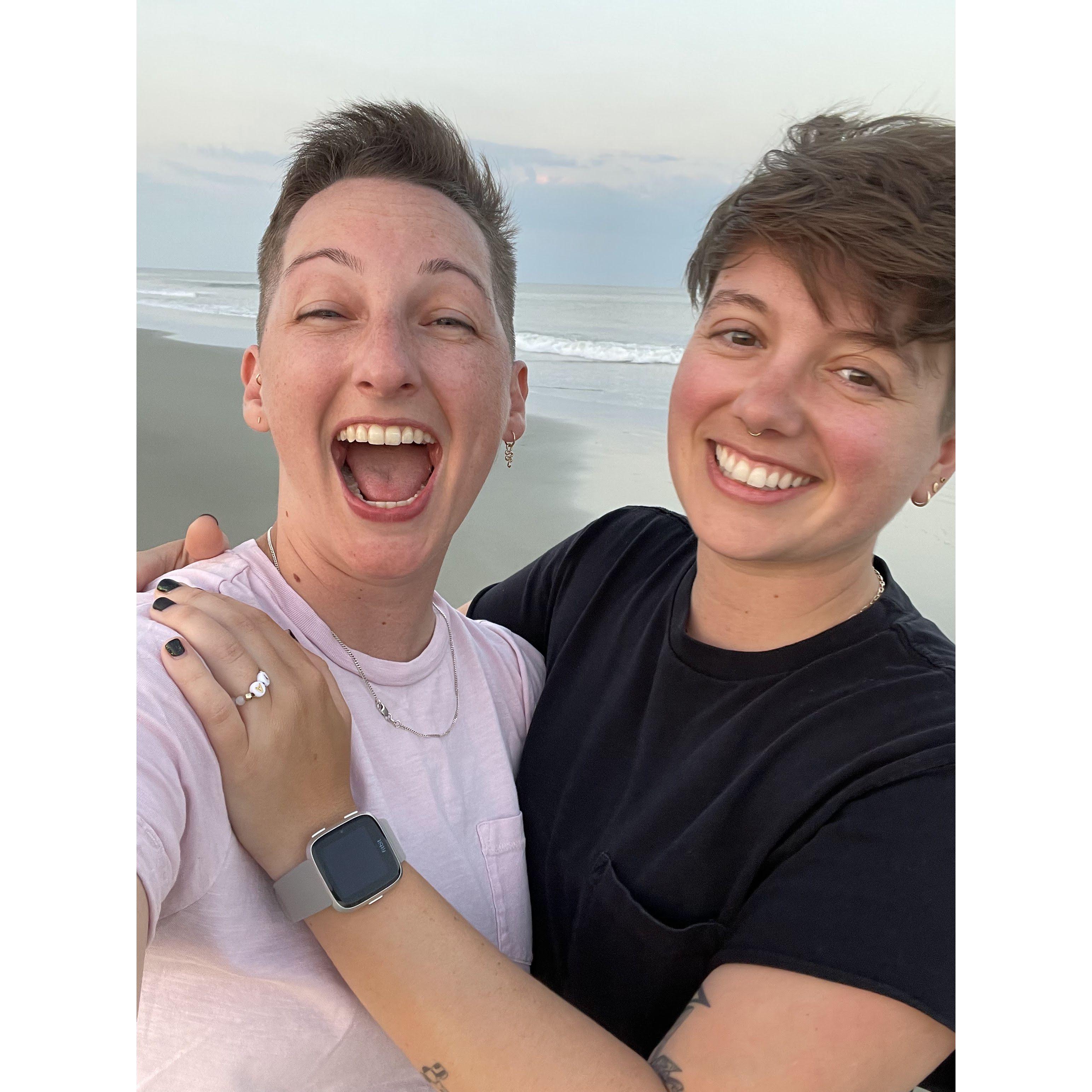 Post beach proposal!