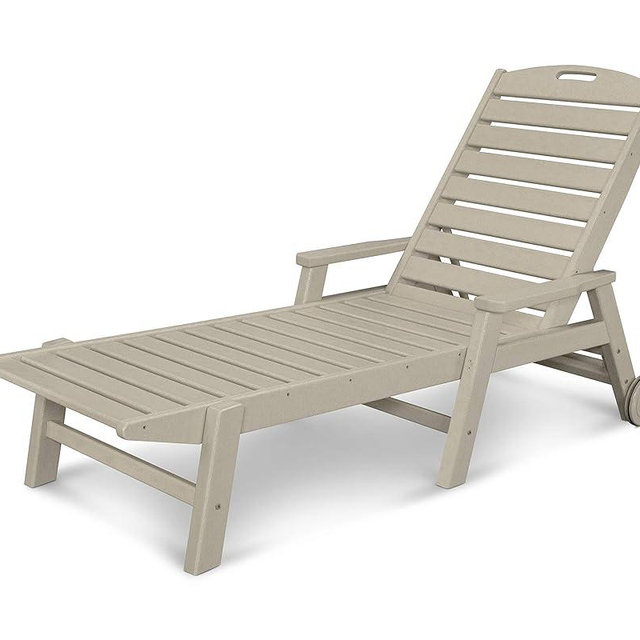 POLYWOOD® Nautical Chaise, Sand