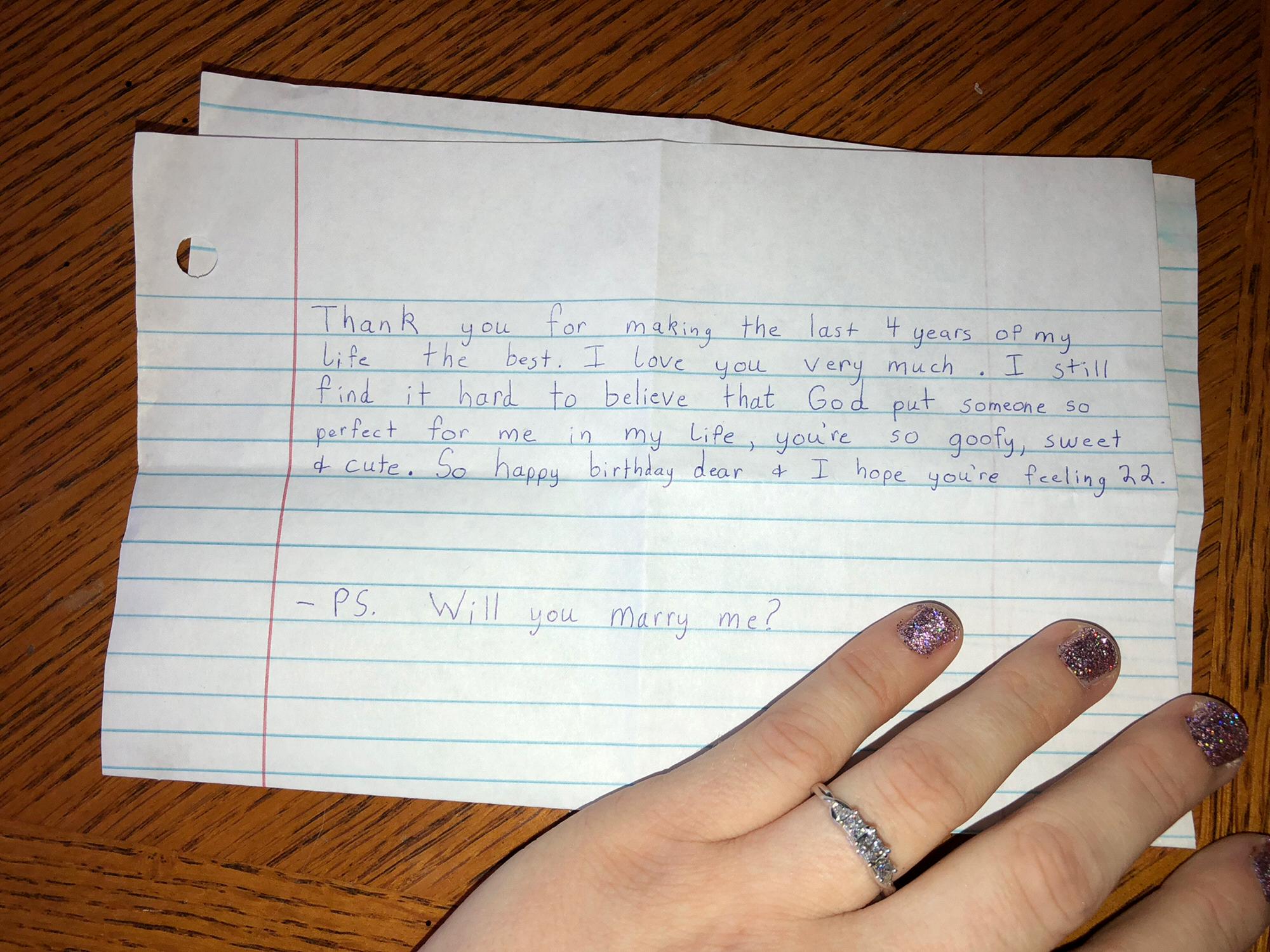 How Colton proposed!