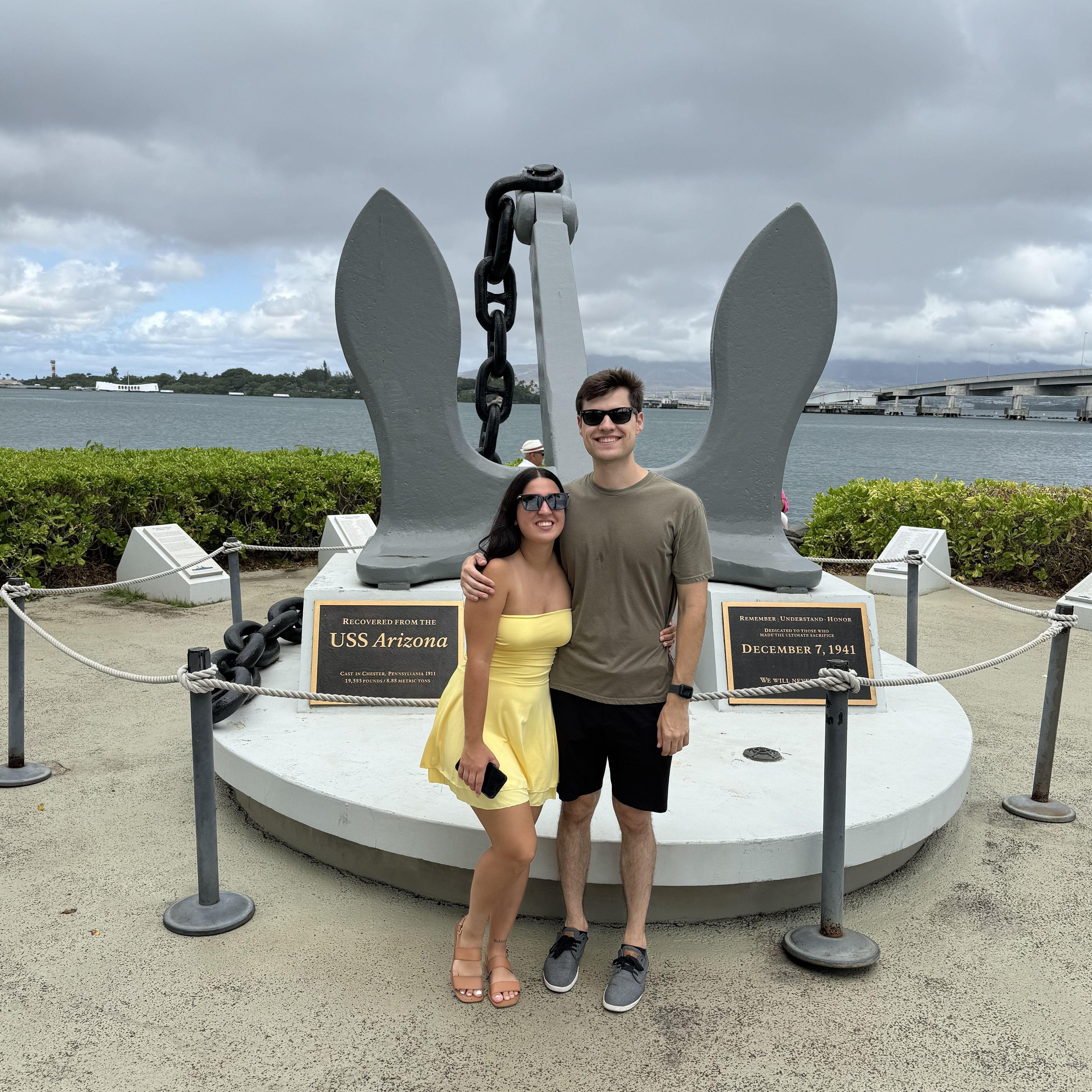 We went to Hawaii and we could not skip pearl harbor. I have never seen Matthew so happy about a touristic point.