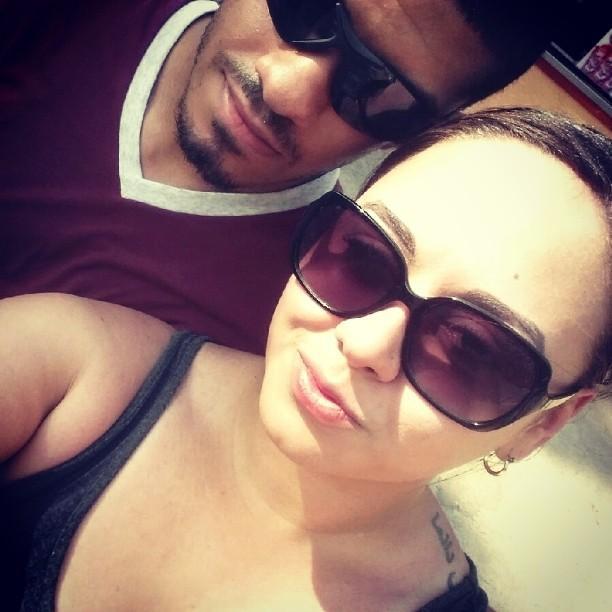 First time at Six Flags together even though he isn't a fan of Rollercoasters (LOL)