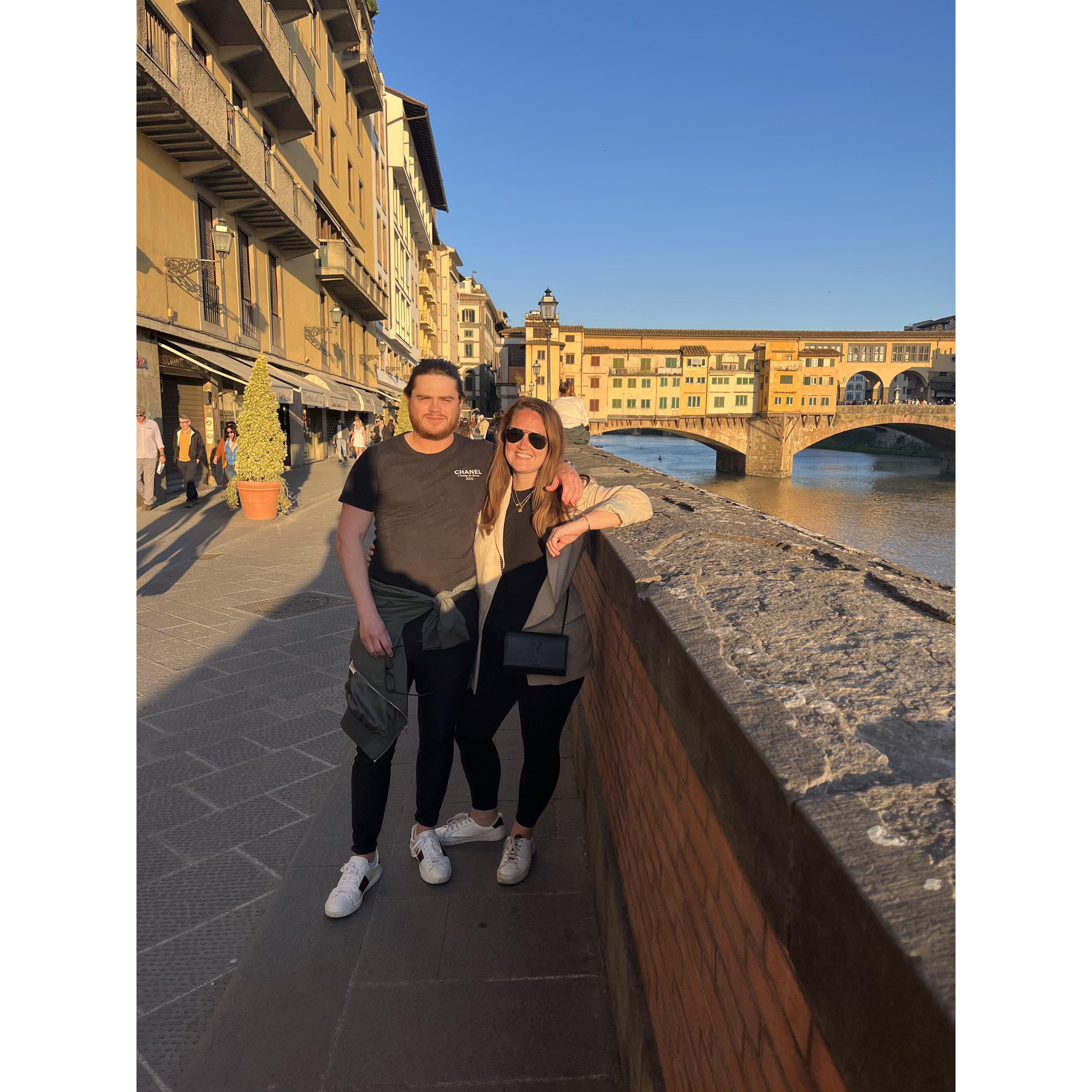 Our first trip to Florence together! 