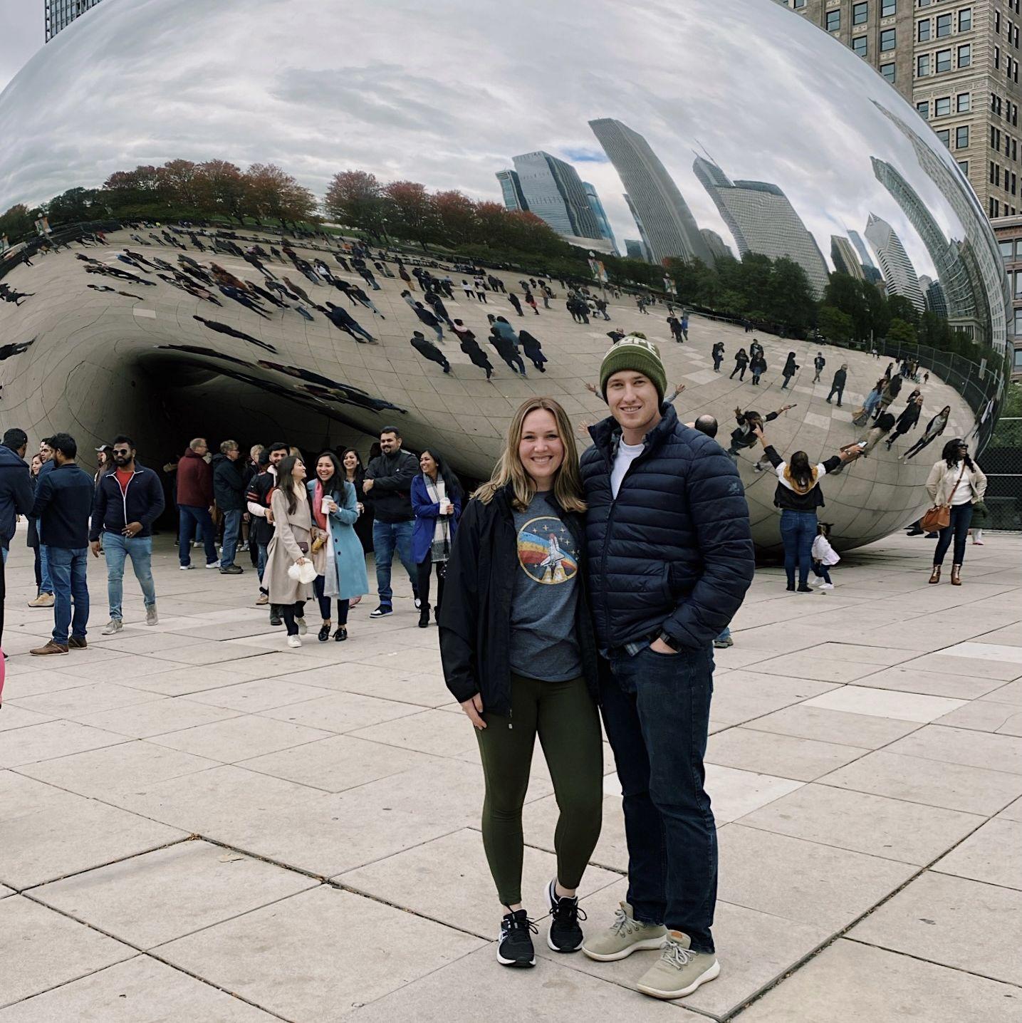 October 2021: A visit to Chicago celebrating Connor's birthday and 6 months of dating