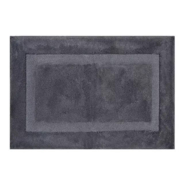 Wamsutta® Pinnacle 21" x 34" Bath Rug in Charcoal