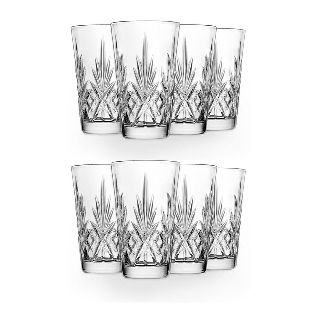 Godinger Dublin Crystal All Purpose Glasses, Set of 8