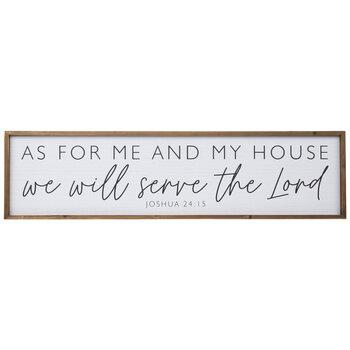 Joshua 24:15 Wood Wall Decor