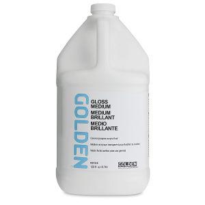 Golden Polymer Medium - Gloss, 128 oz tub