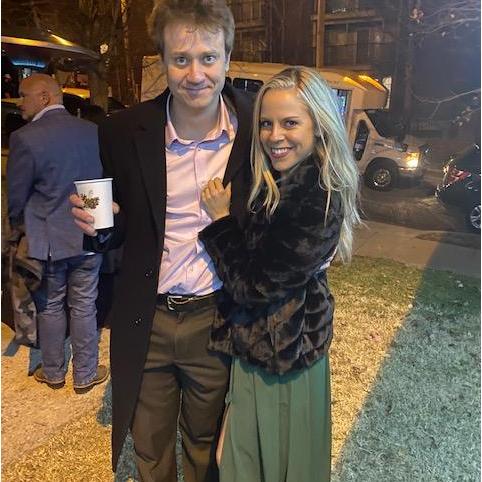 The night after our engagement we got to celebrate our good friends and coworkers at their wedding.