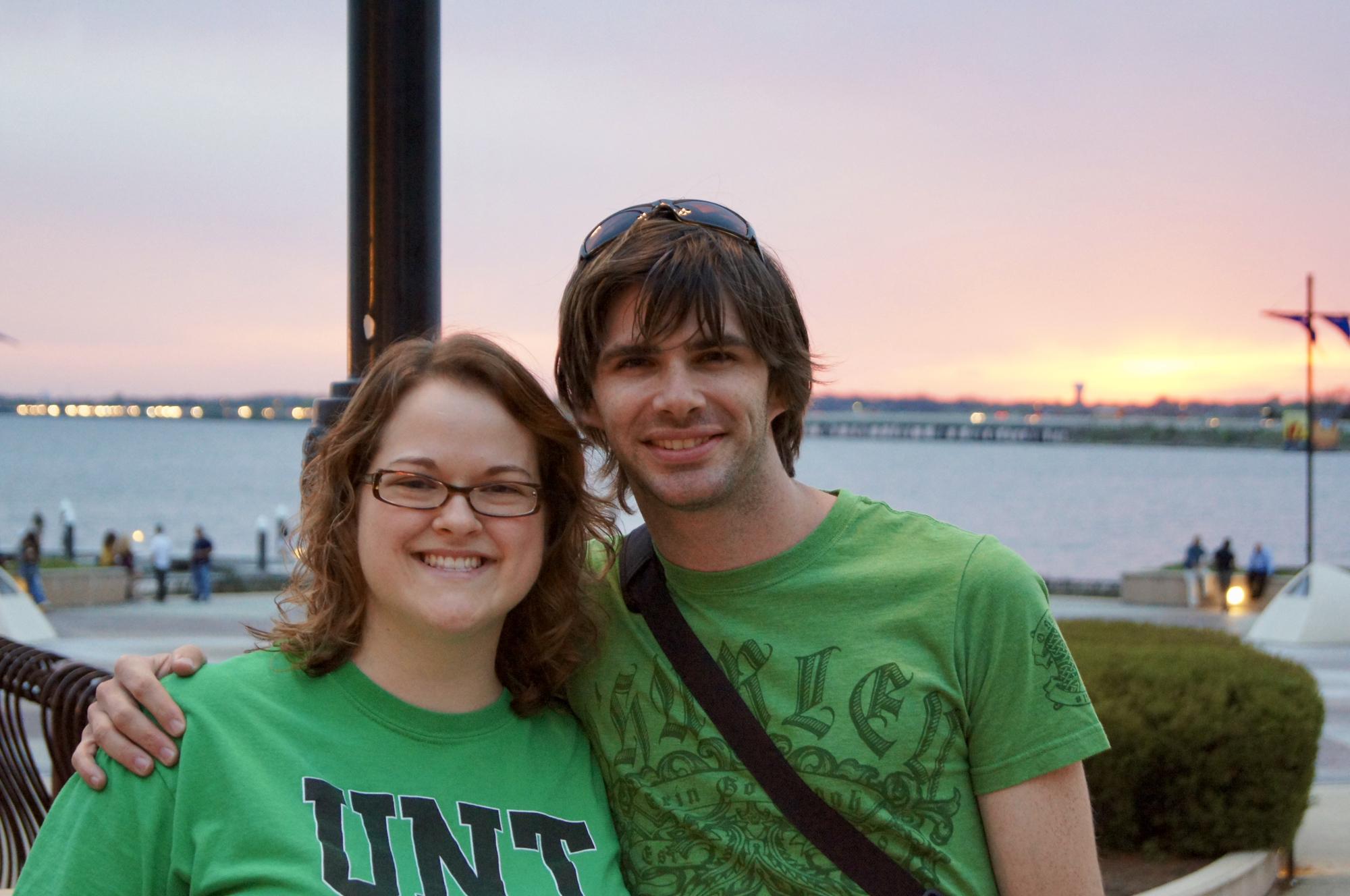 Zach's birthday, 2012, at the Harbor.