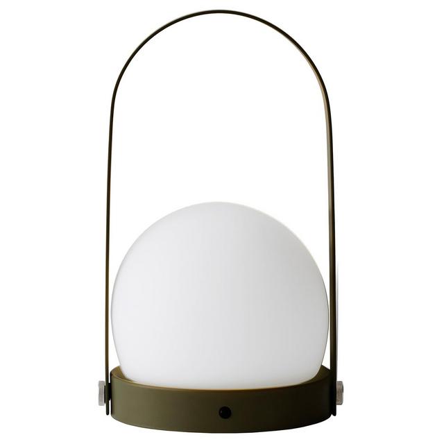 Carrie LED table lamp, olive