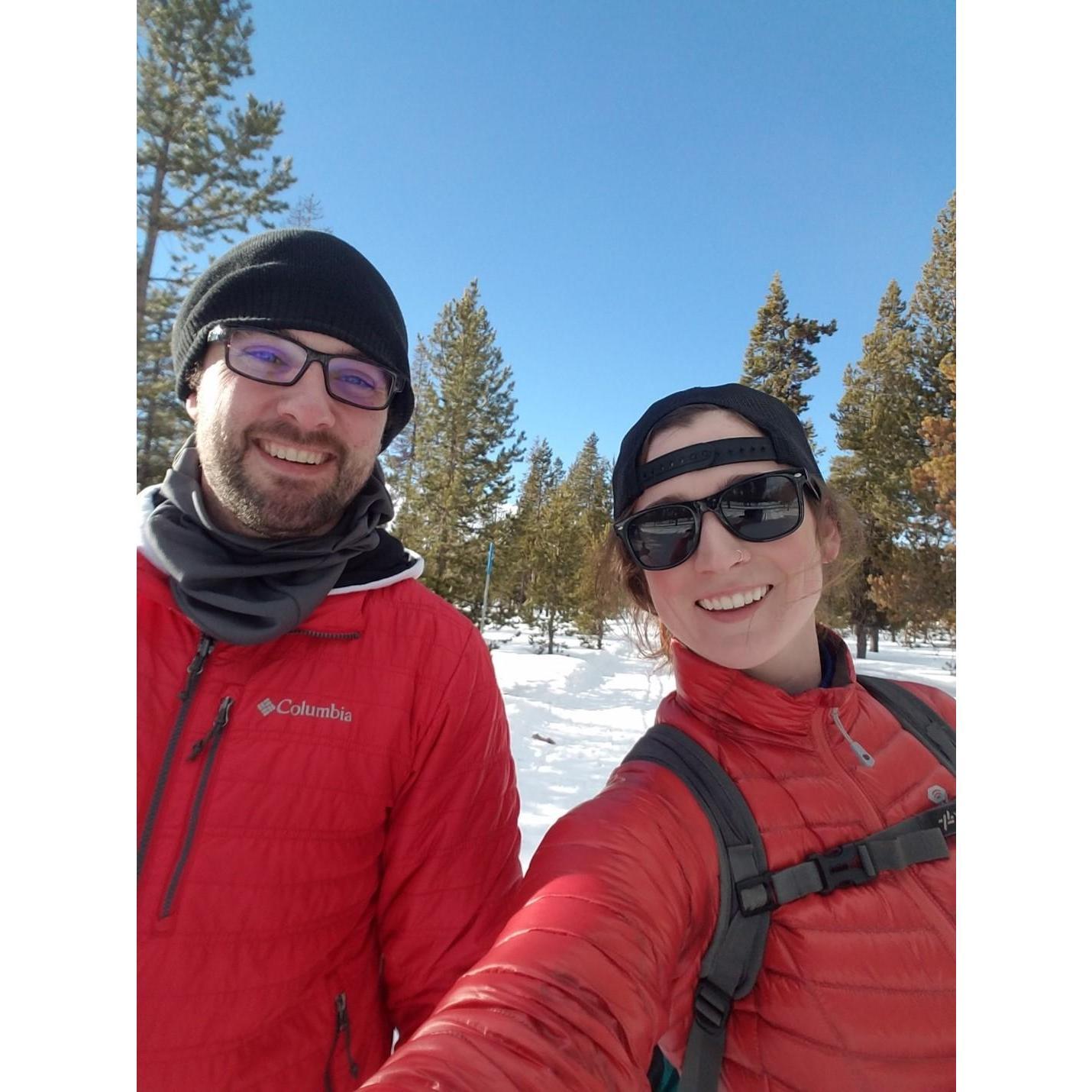 Cross country skiing in Bend, OR 2018