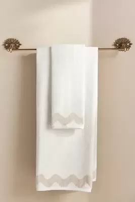 Maeve Scalloped Bath Towel Collection