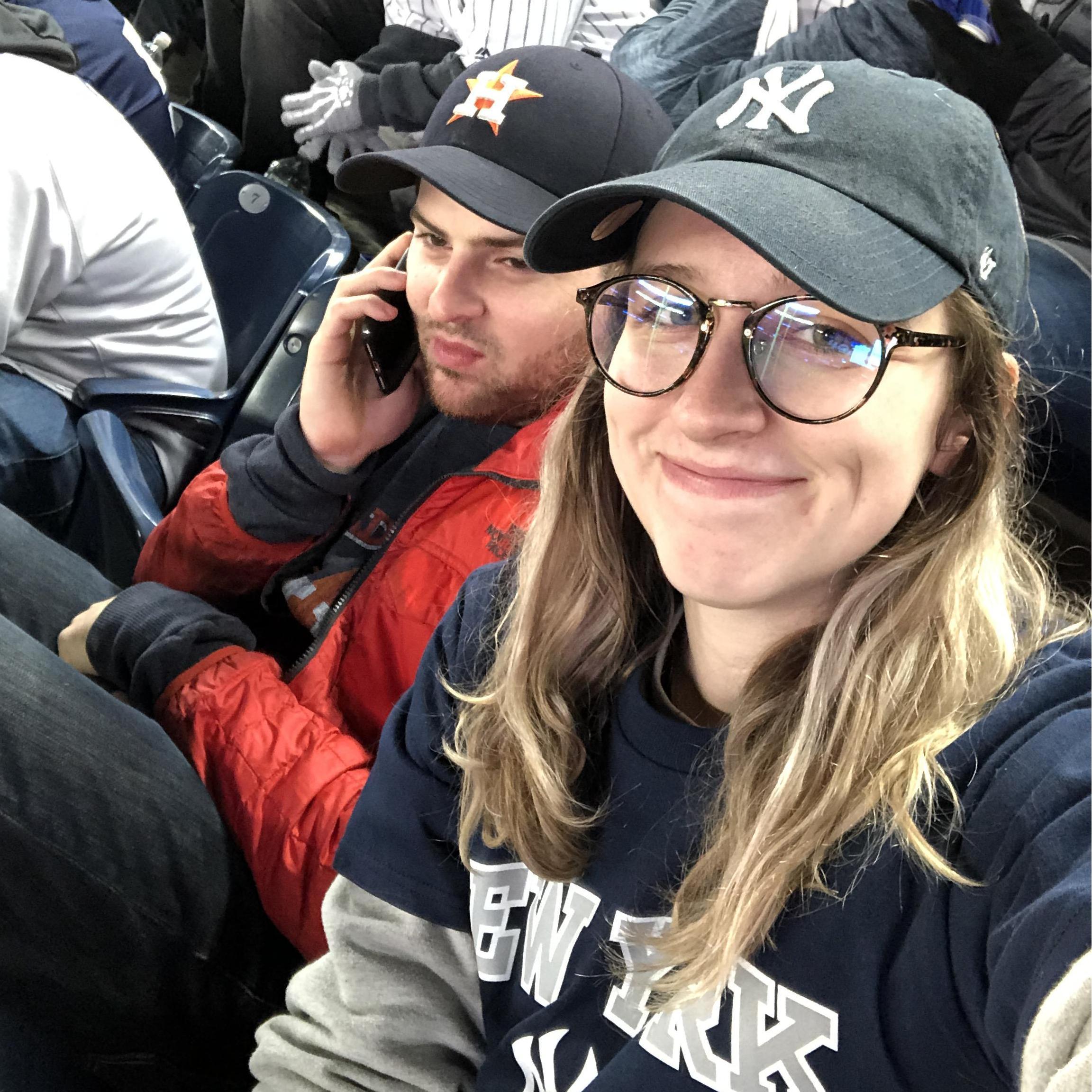 Yankees/Astros ALCS playoffs game at Yankee Stadium- the Yankees won (;
10/2019