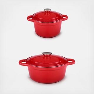 Neo Cast Iron Stockpot Set, 4-Piece