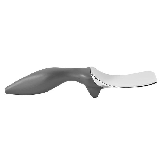 Tovolo Ice Cream Spade Heavy Duty Zinc Alloy Dishwasher Safe Ice Cream Paddle Spade for Shaping Cutting Serving Gelato Sorbet Cookie Dough, Non Slip Ergonomic Handle Ice Cream Spade, Charcoal Gray