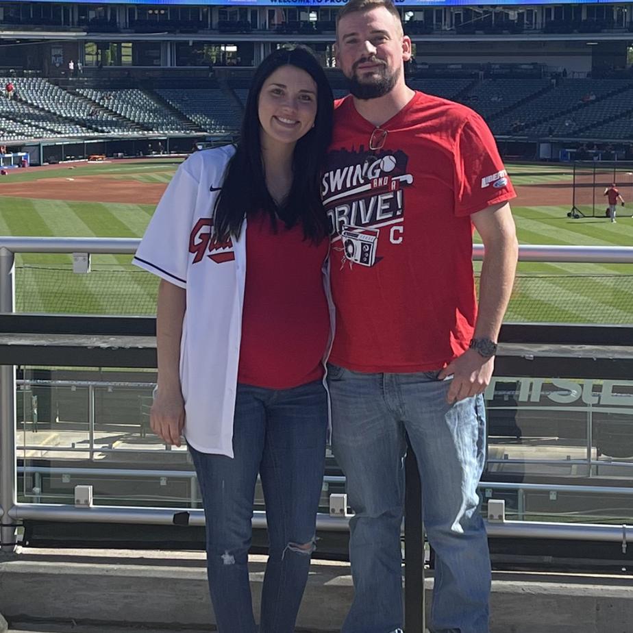Pregnant with Tyson and still enjoying a last minute date together