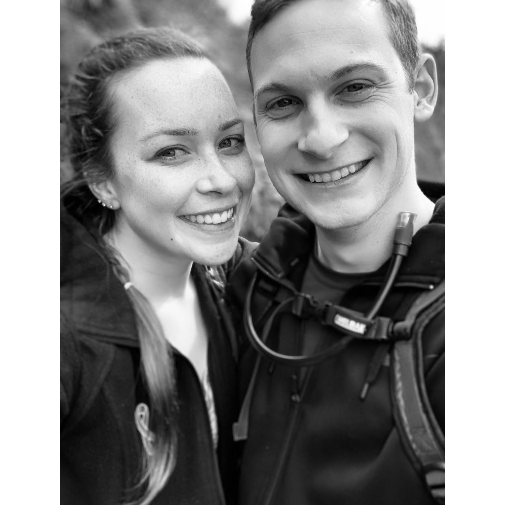 2019 - Our first picture on our first trip together in Smokey Mountains National Park in Tennessee!