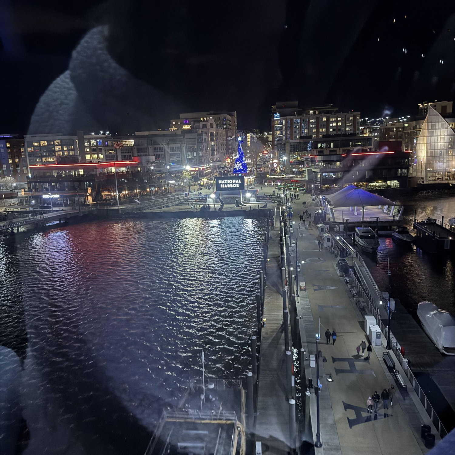 This was the view of National Harbor