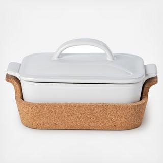 Ensemble 3-Piece Casserole & Cork Tray Set