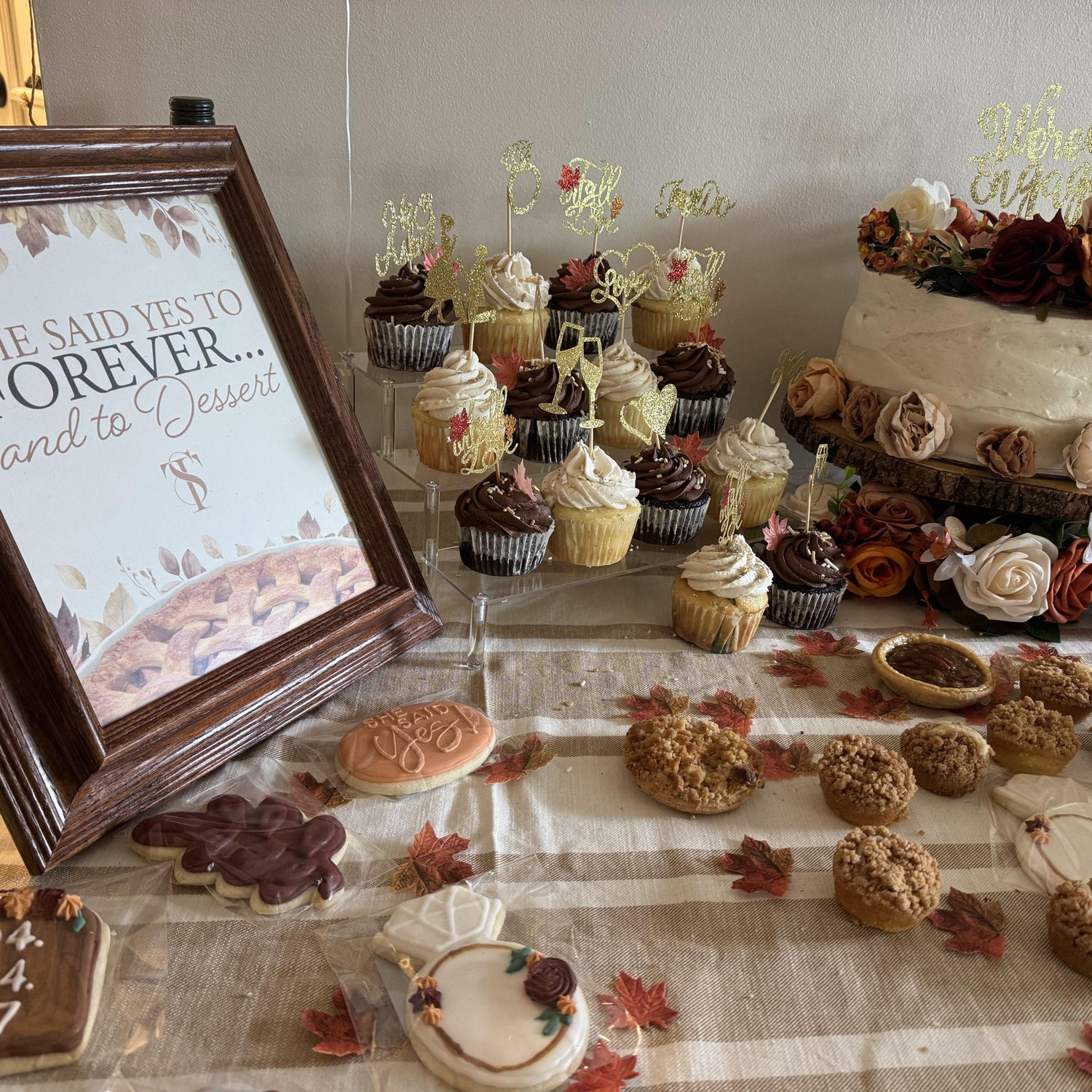 Our engagement party! We were so thankful for my sister & brother in law to host a perfect fall day celebrating this big milestone with some of our favorite people!