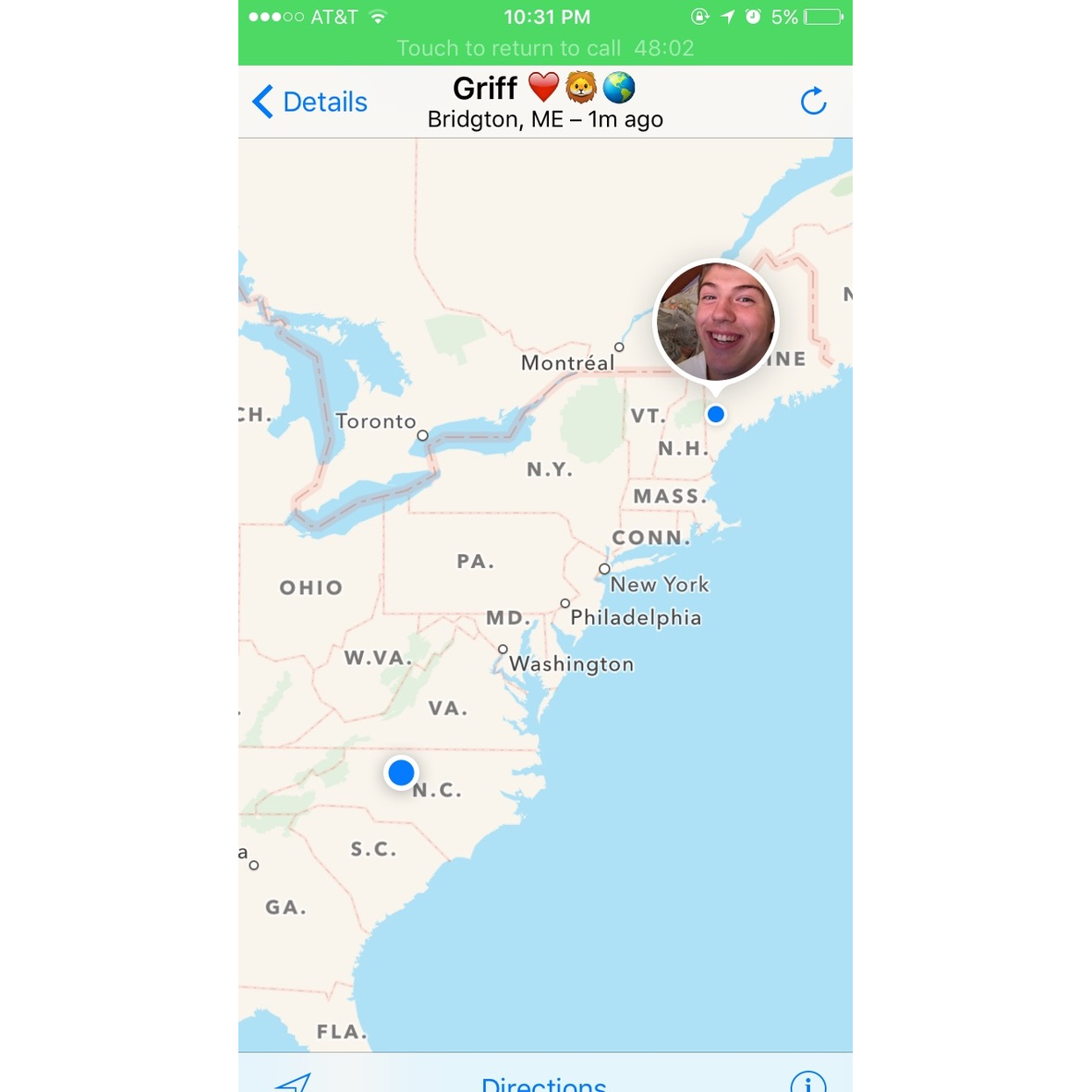 Long distance calls, 2016