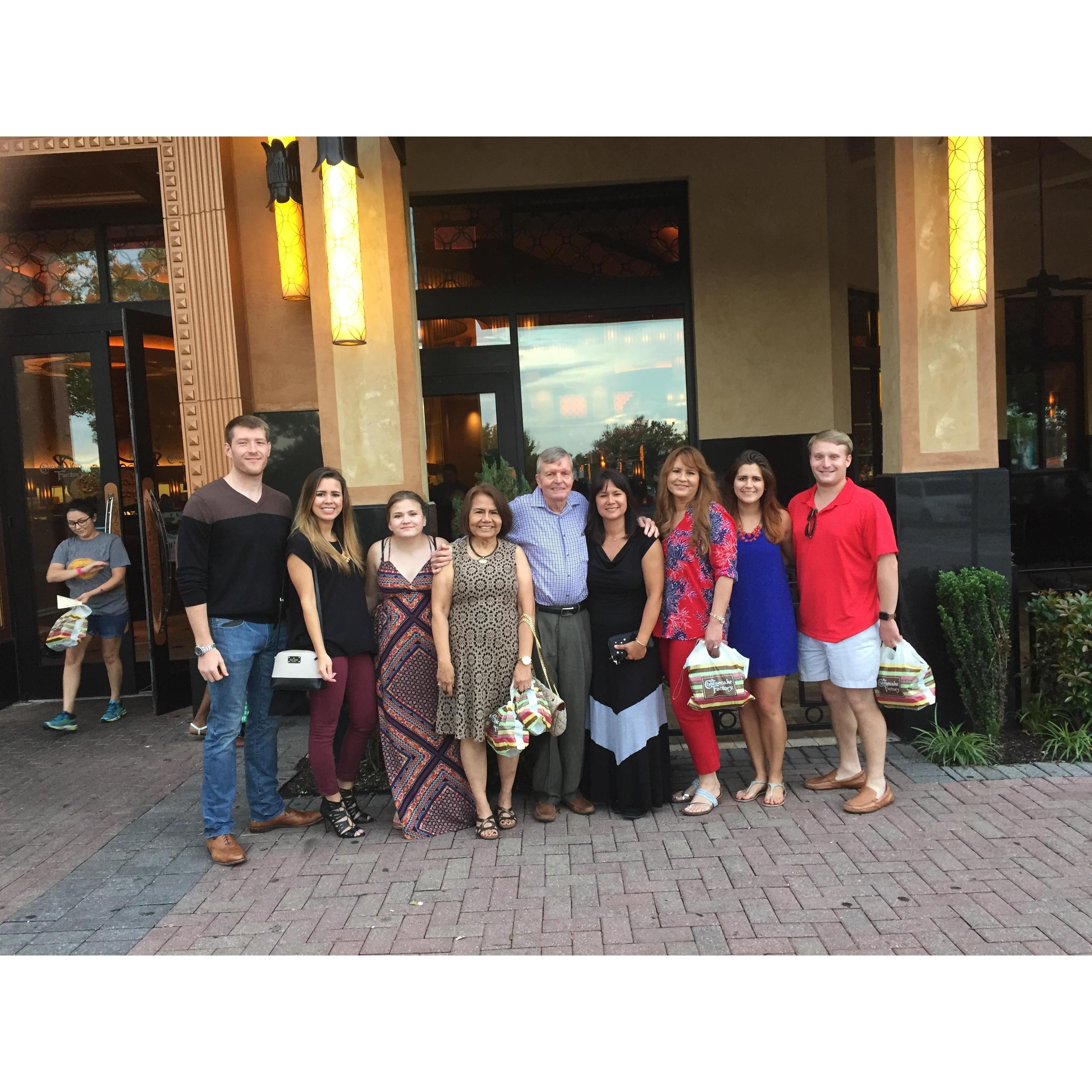 Do all families spend their birthdays at Cheesecake factory?