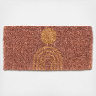 Natural Coir Geometric Doormat