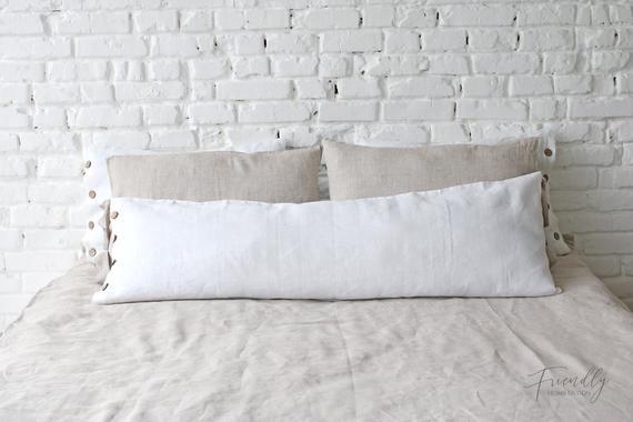 Linen Body Pillow Cover