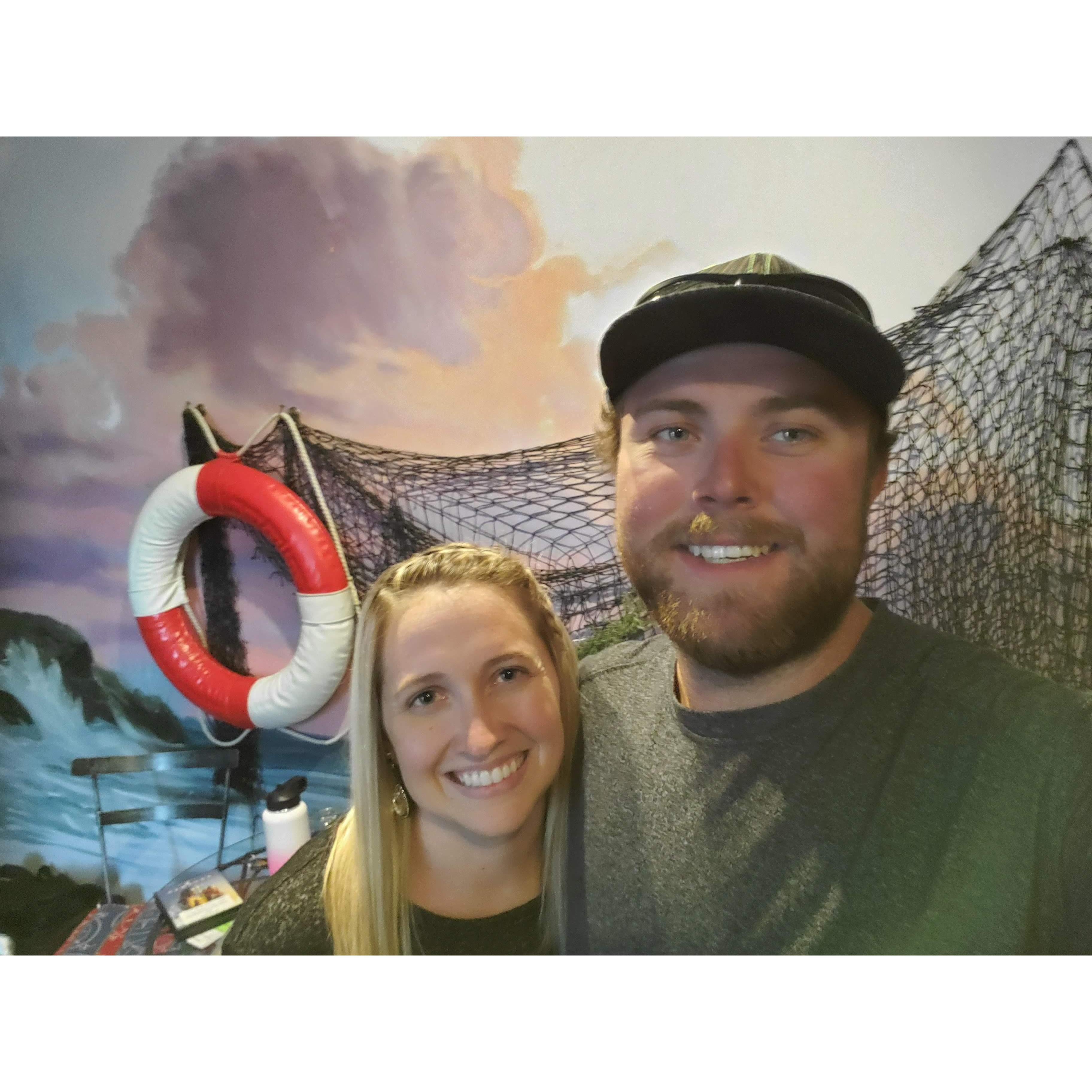 May 2020 - Our 1 year celebration at Anniversary Inn