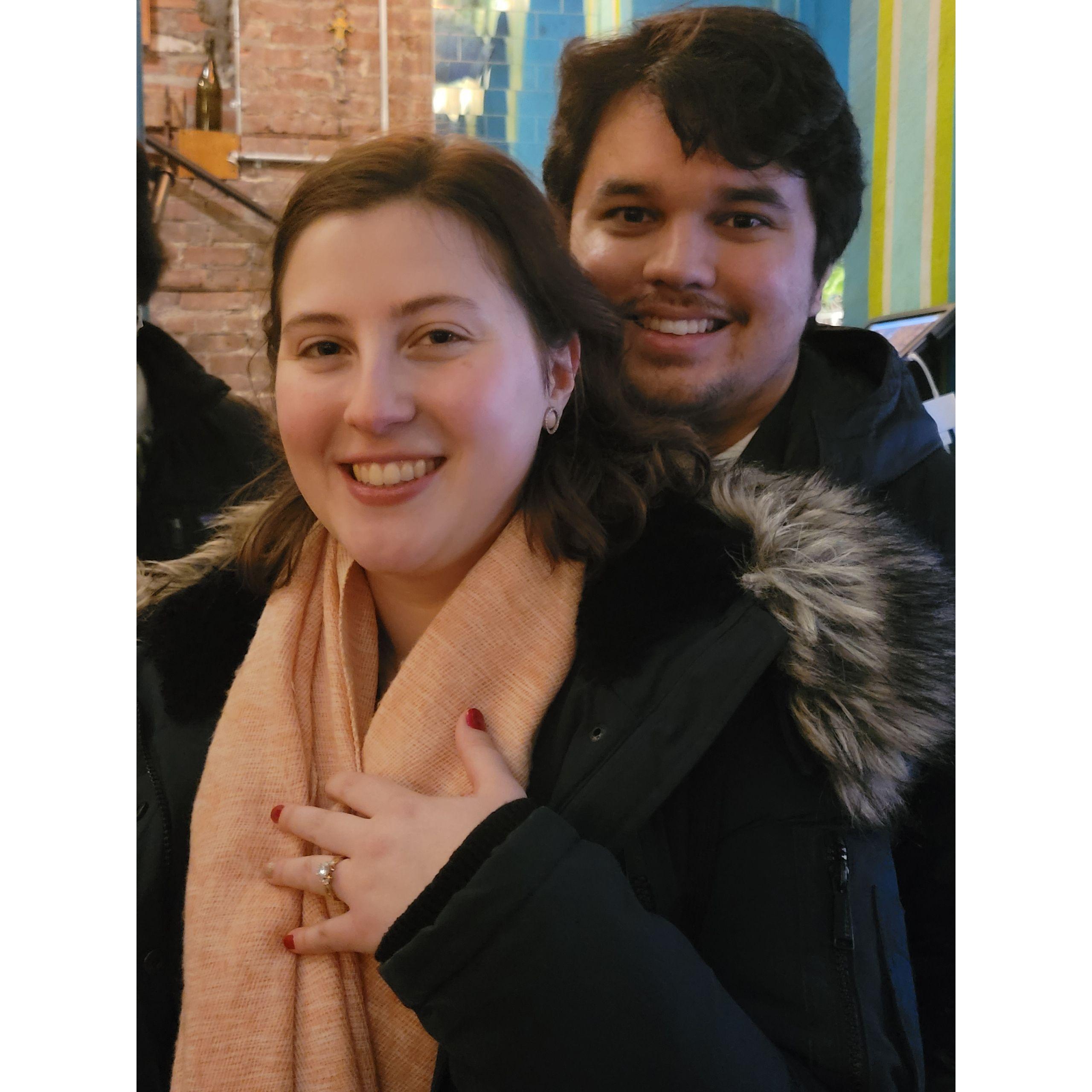 Post-engagement celebrations