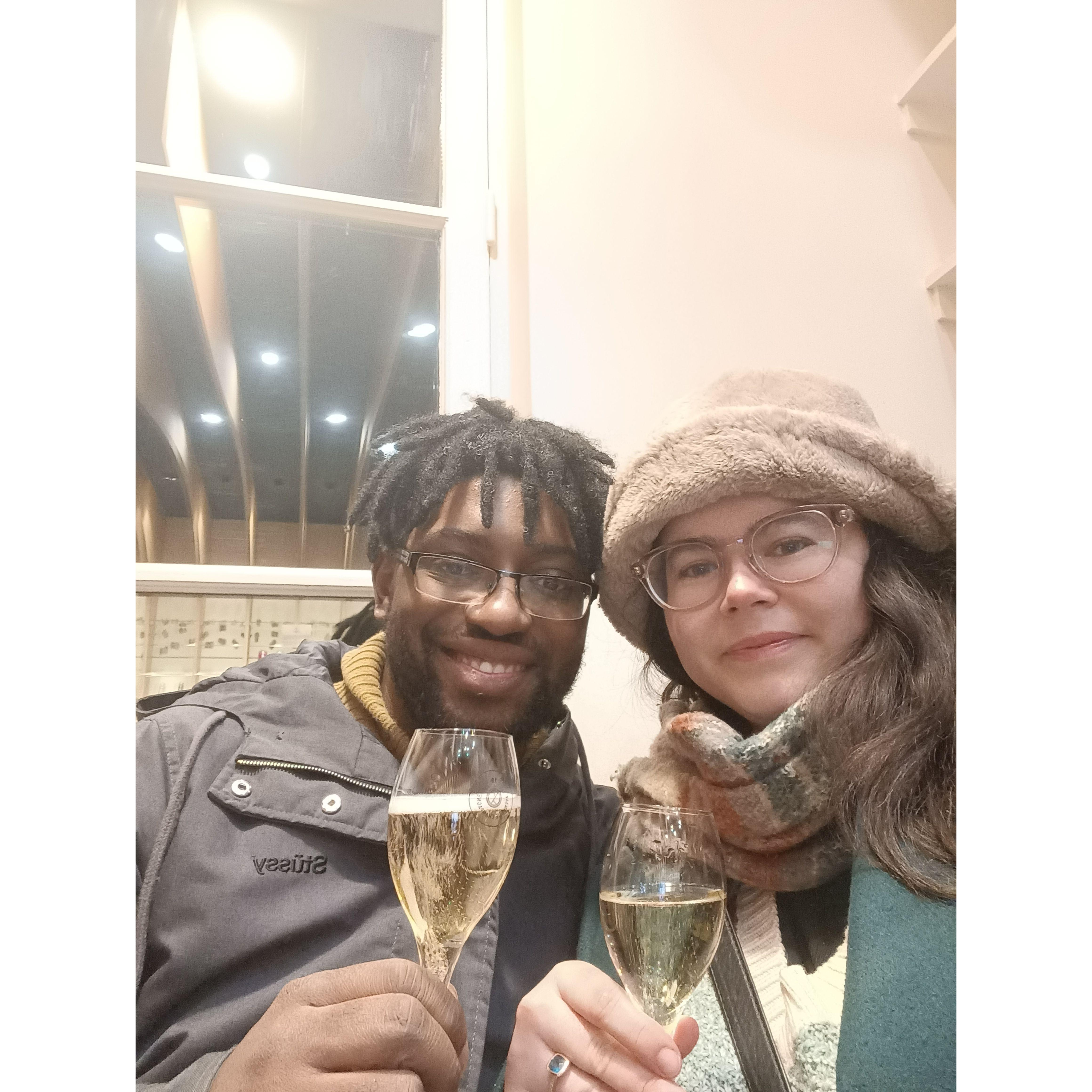 Visiting the Champagne region, January 2023