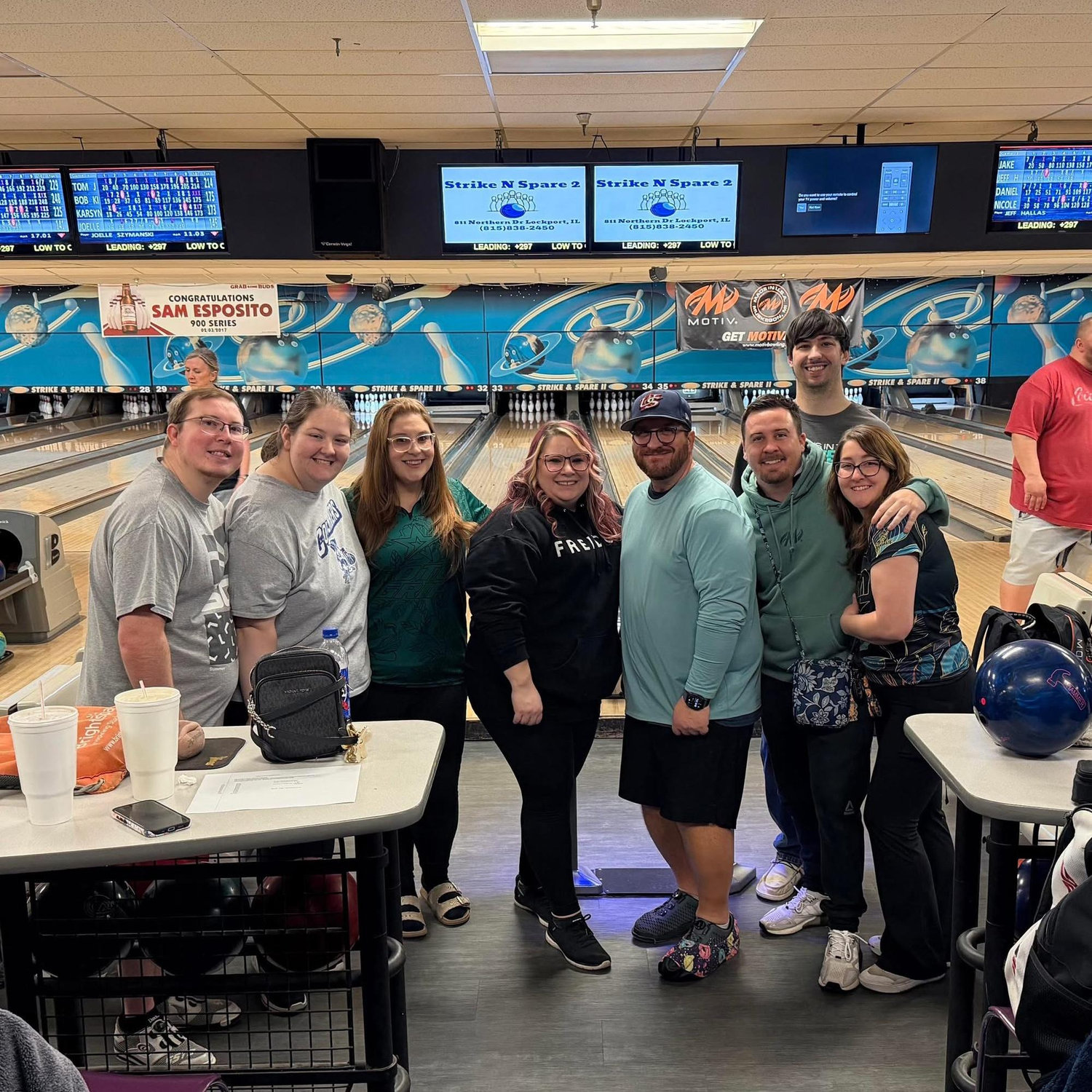Doubles Bowling Tournament with friends!