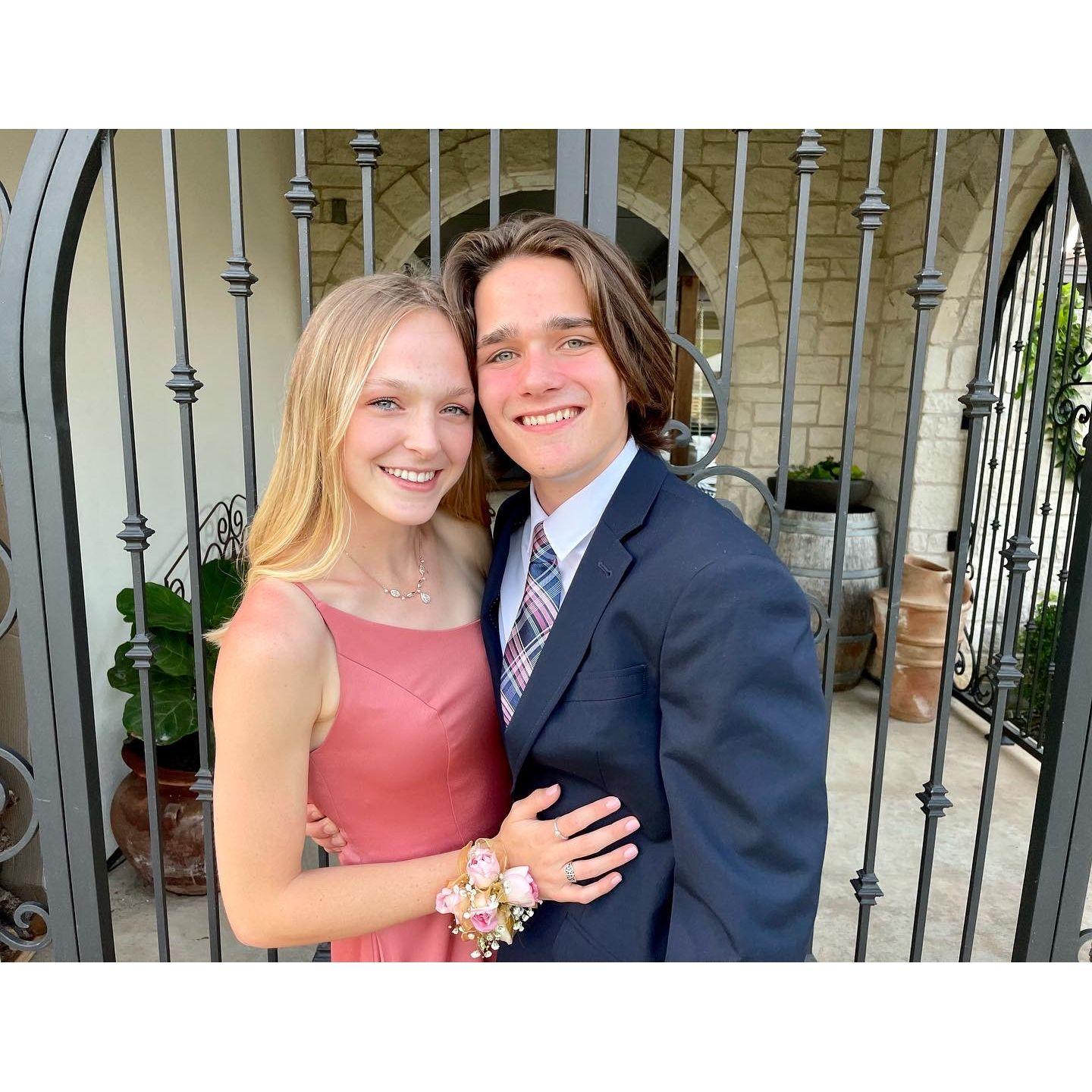 Senior year prom.