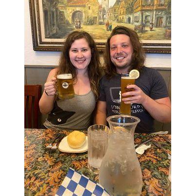 Visiting Colorado Springs and eating German food with the Grizzell family.