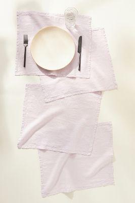 Edison Portuguese Linen Placemats, Set of 4