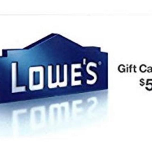 Lowes gift card