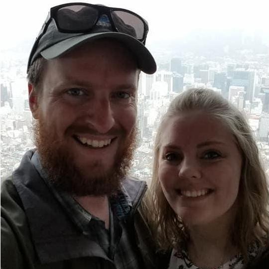 Our view of Seoul, South Korea when we got engaged!