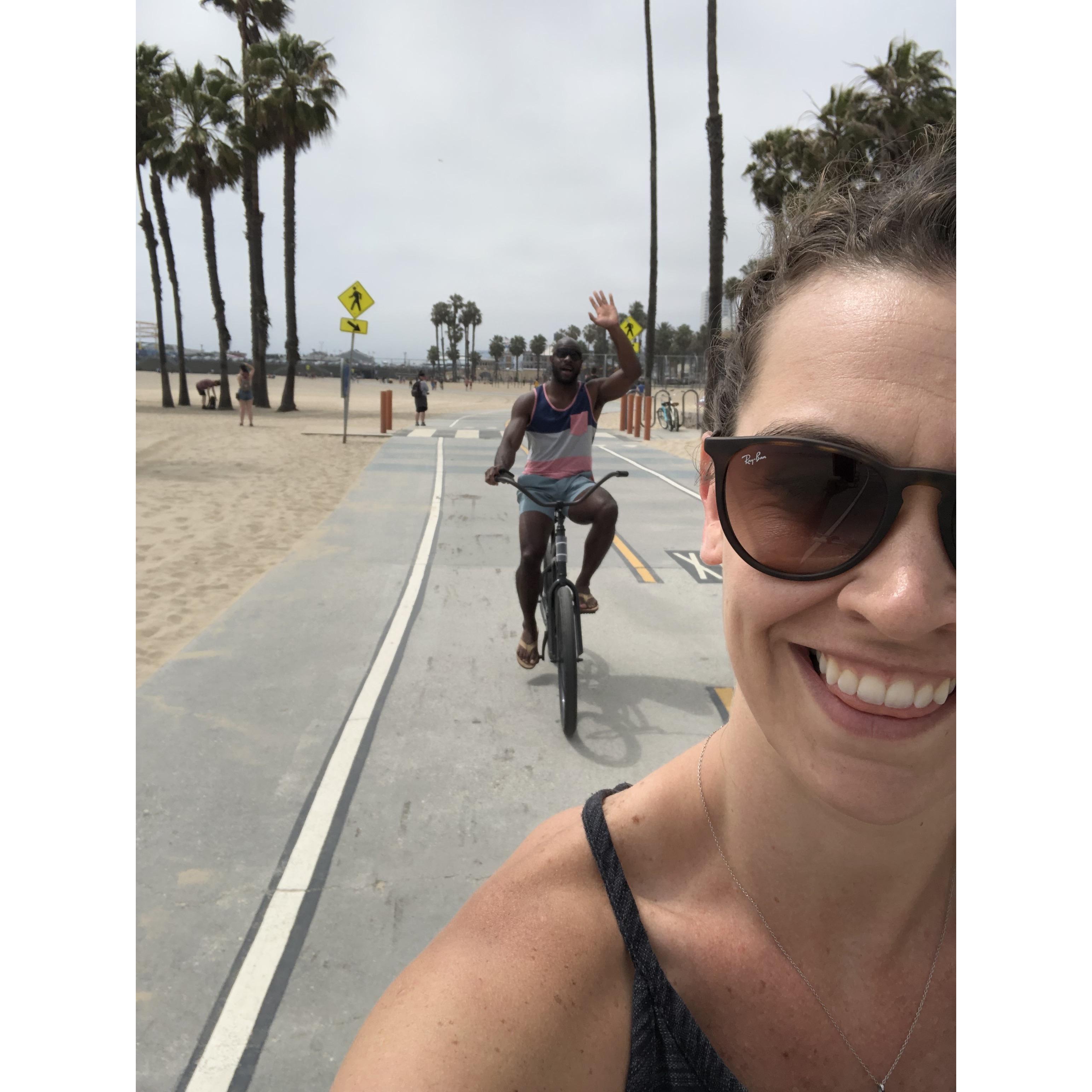 I think our biking love started in Venice Beach