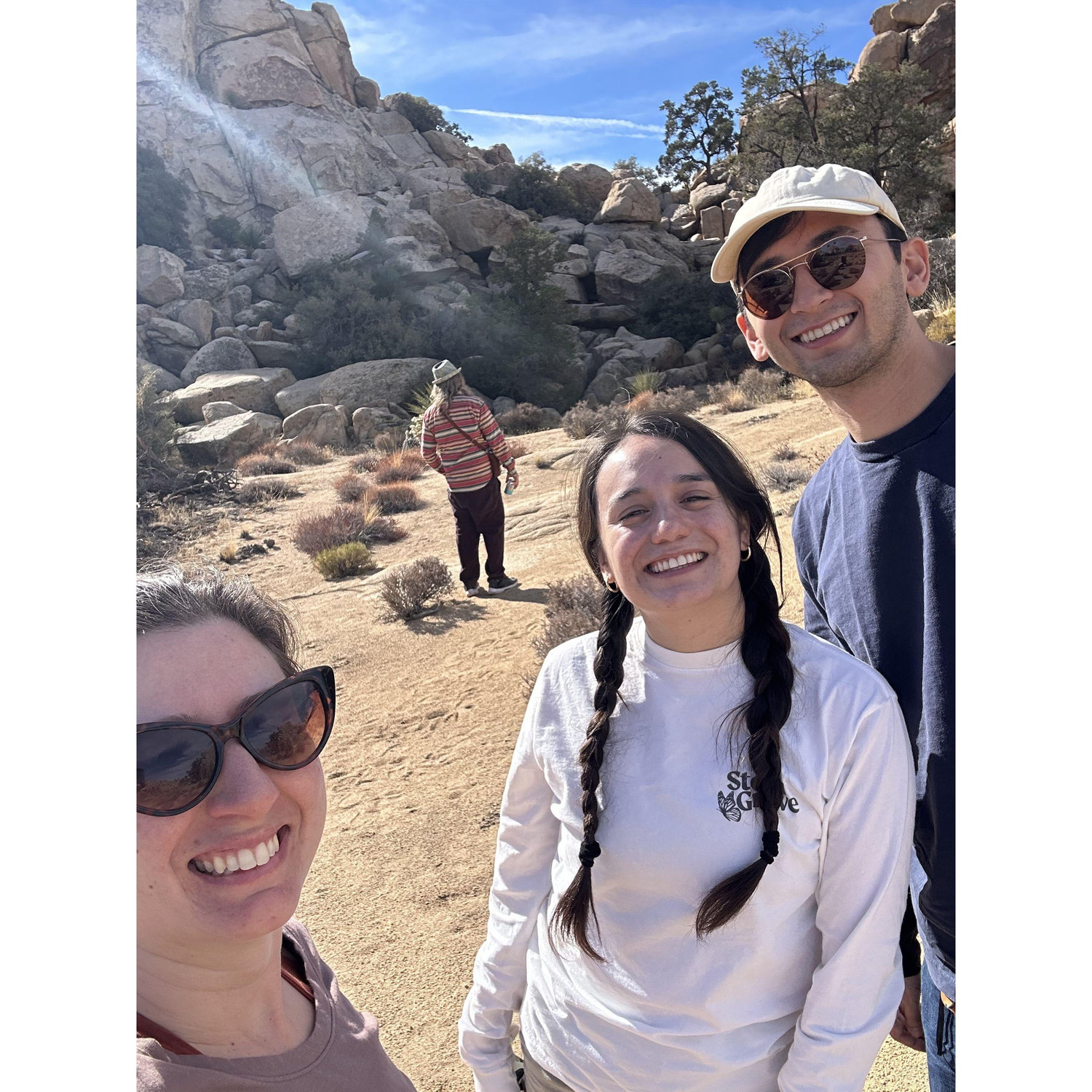 Isabella and Sean visit us in J tree!