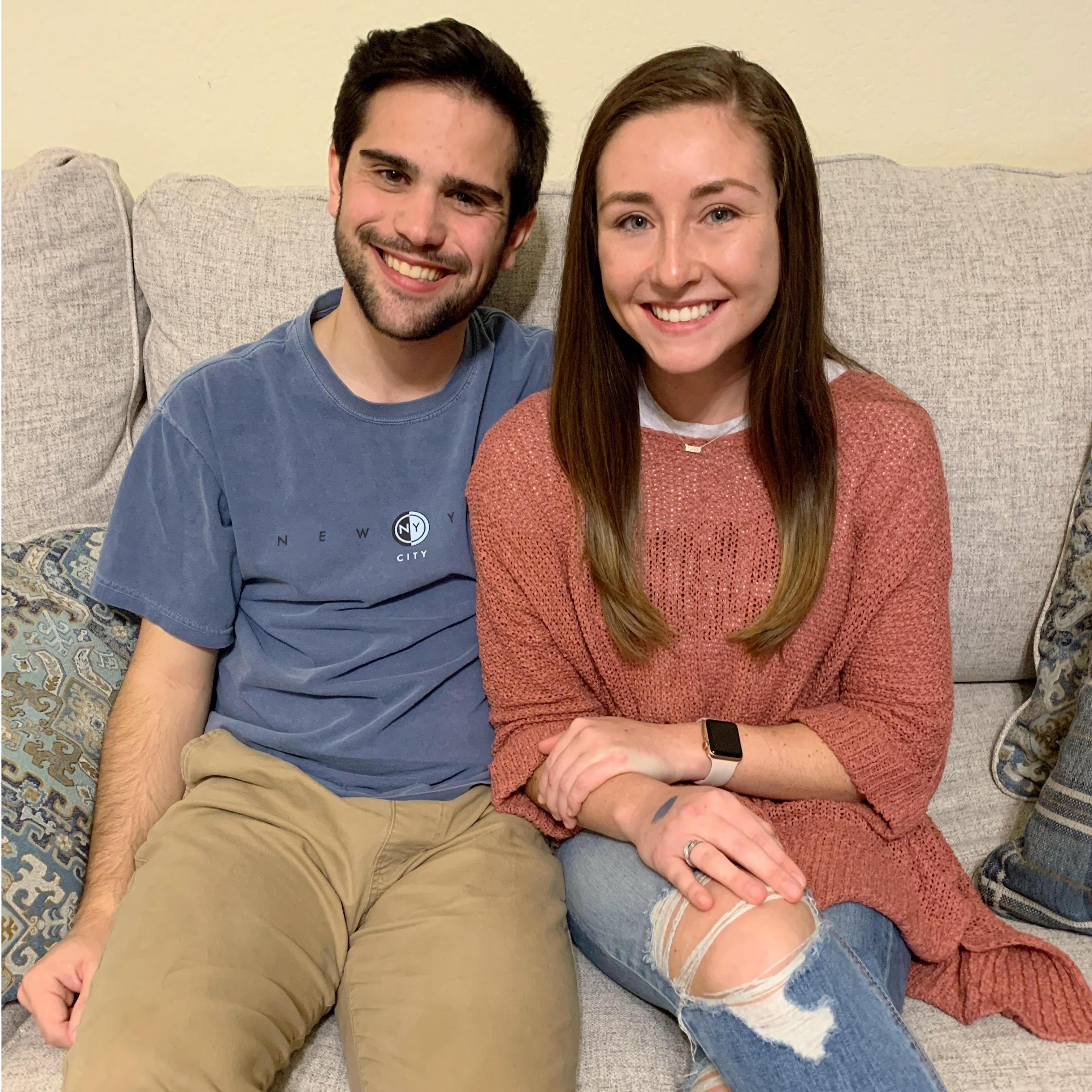 January 2020- our first picture one week into dating