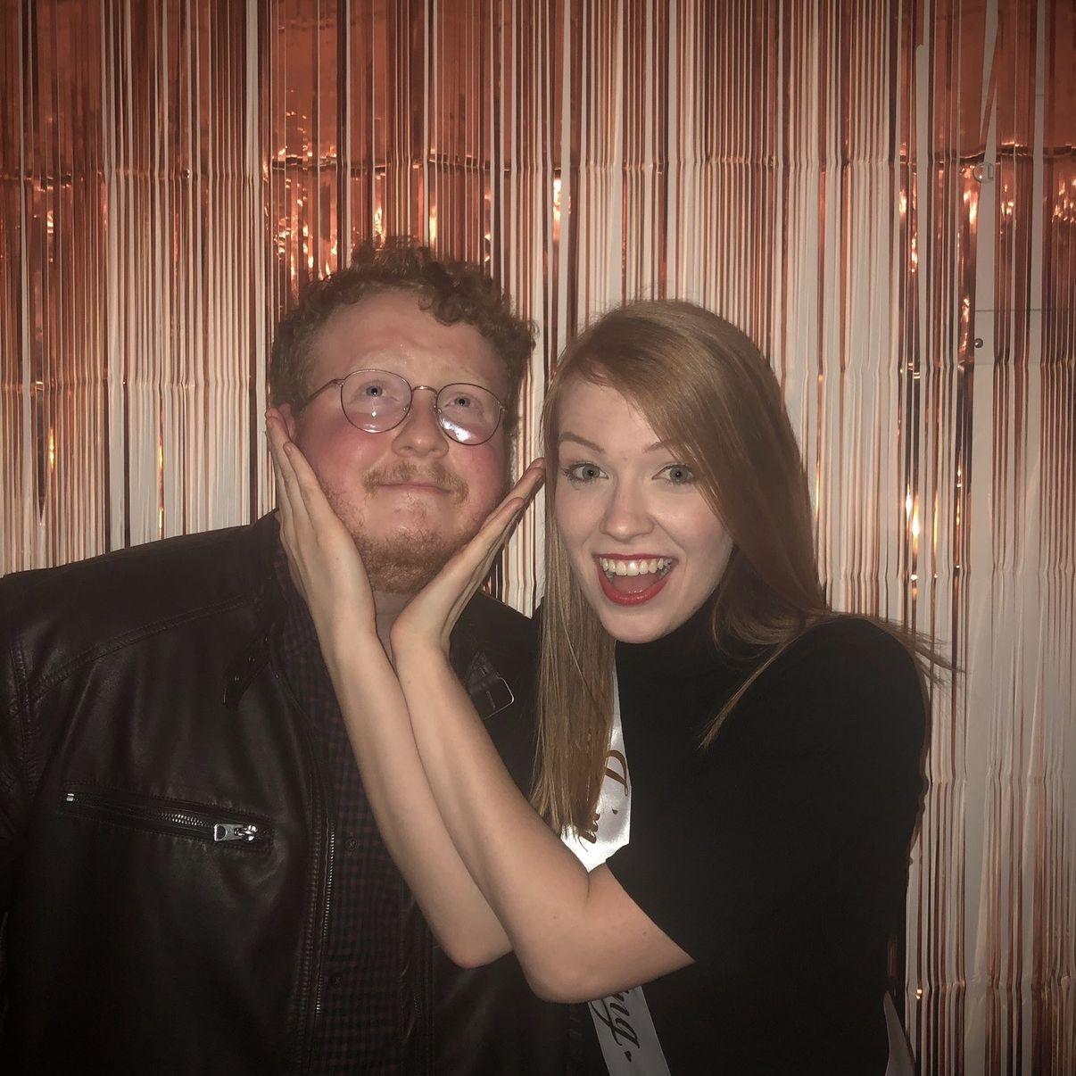 2020- Sophie's Taylor Swift themed birthday party- David came as Ed Sheeran