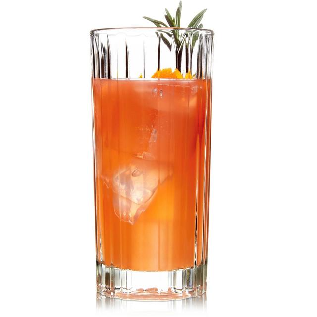 Libbey Flashback Tumbler Glasses, 16-ounce, Set of 4