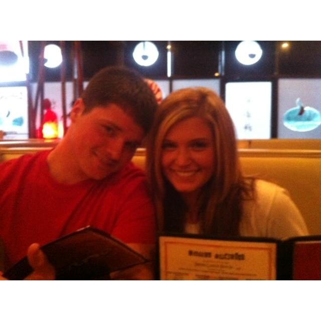 One of the times joe came to visit and i got him to try sushi. Hes still not a fan haha