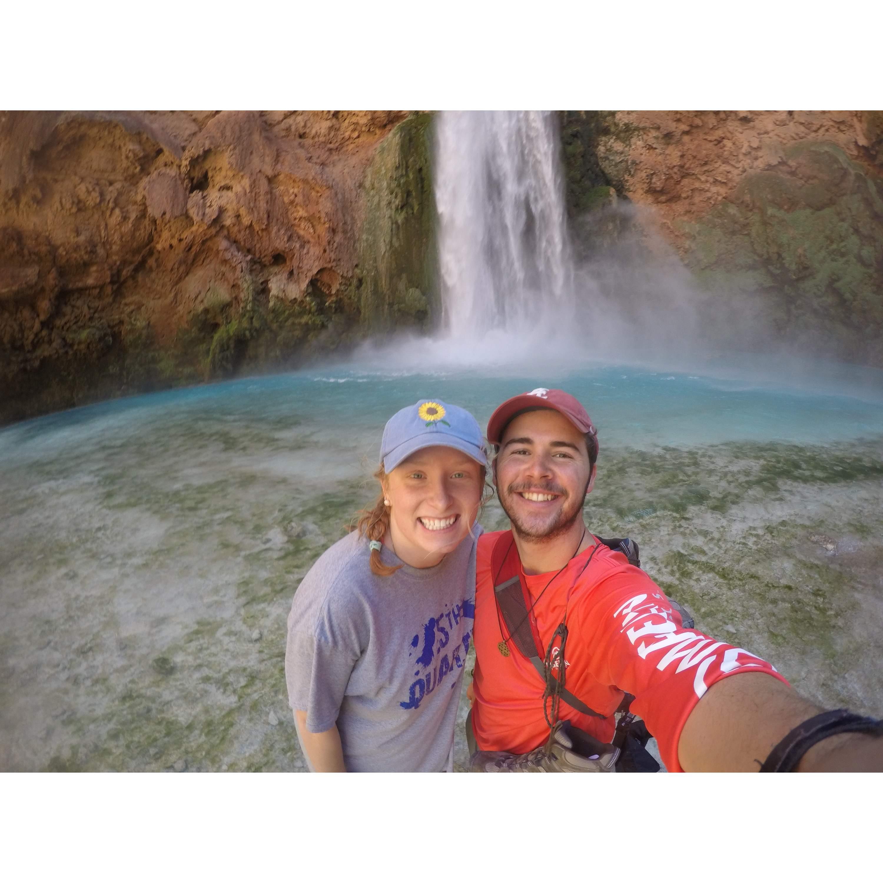 Mooney Falls, Havasu Reservation - a quick 10 mile hike into the Grand Canyon