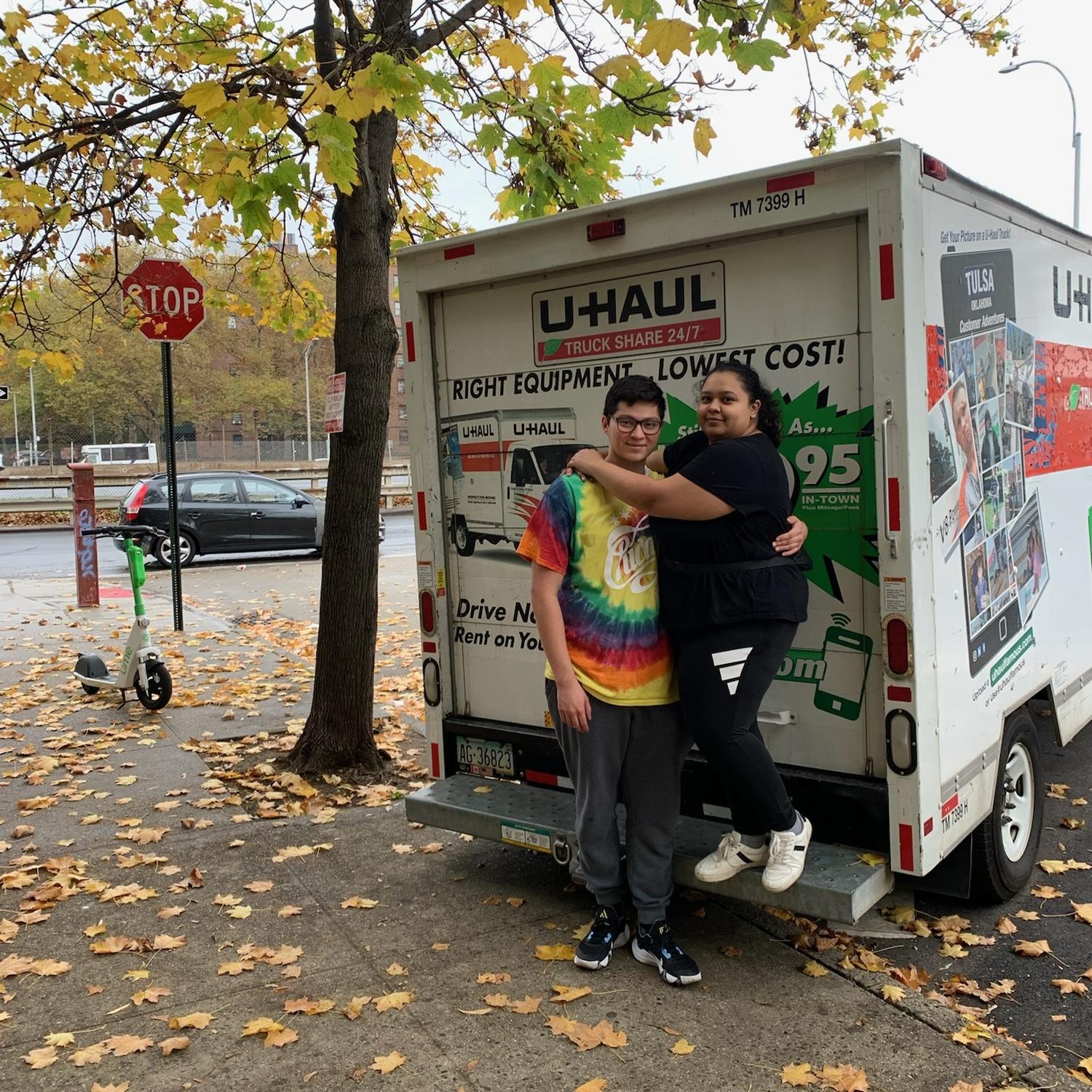 The day we officially moved in together!