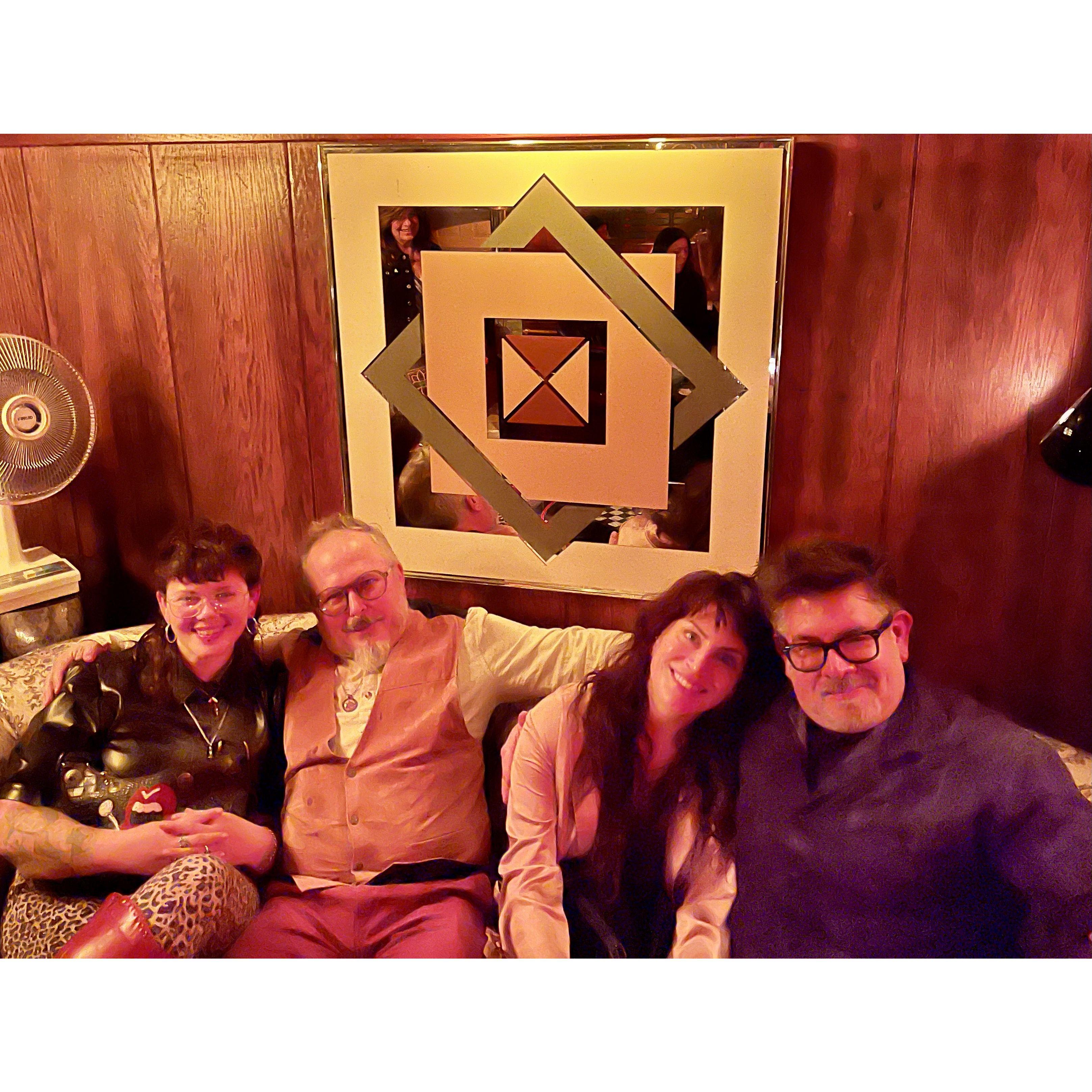 "The Four Fiancees" hanging in Atlantic City