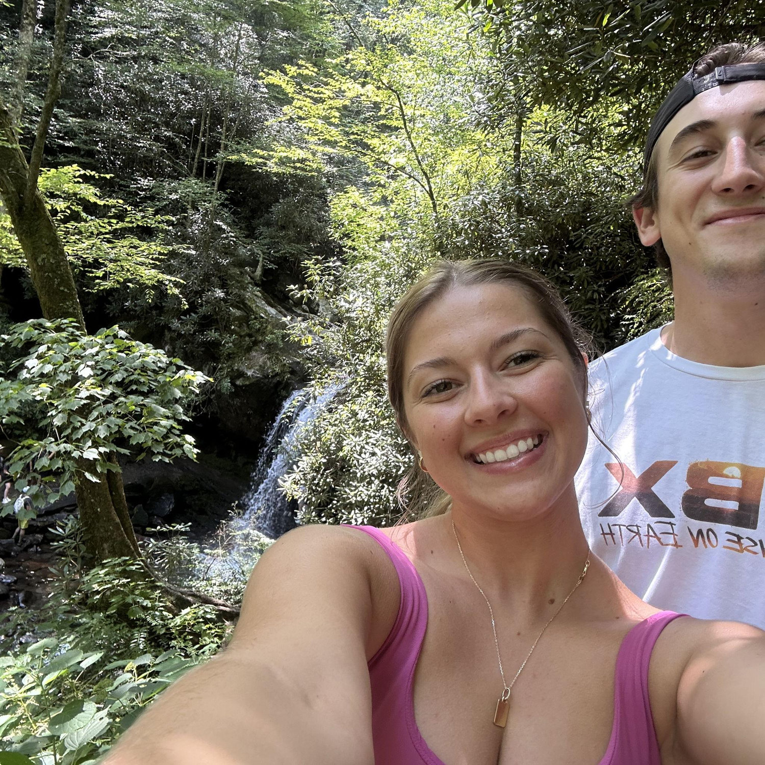 The hike that I thought he was going to propose on in Tennessee