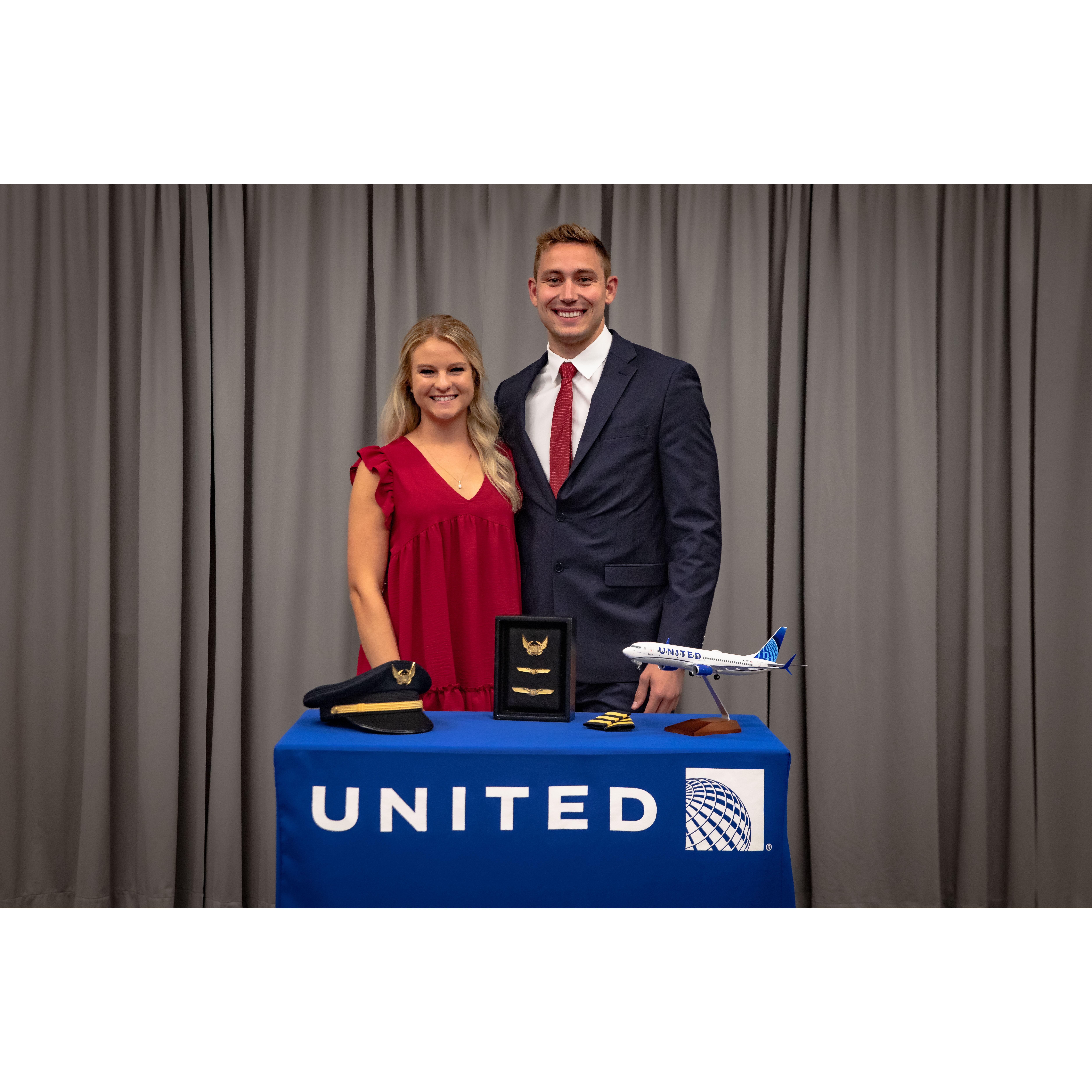 United Airline Wing Ceremony August 2021