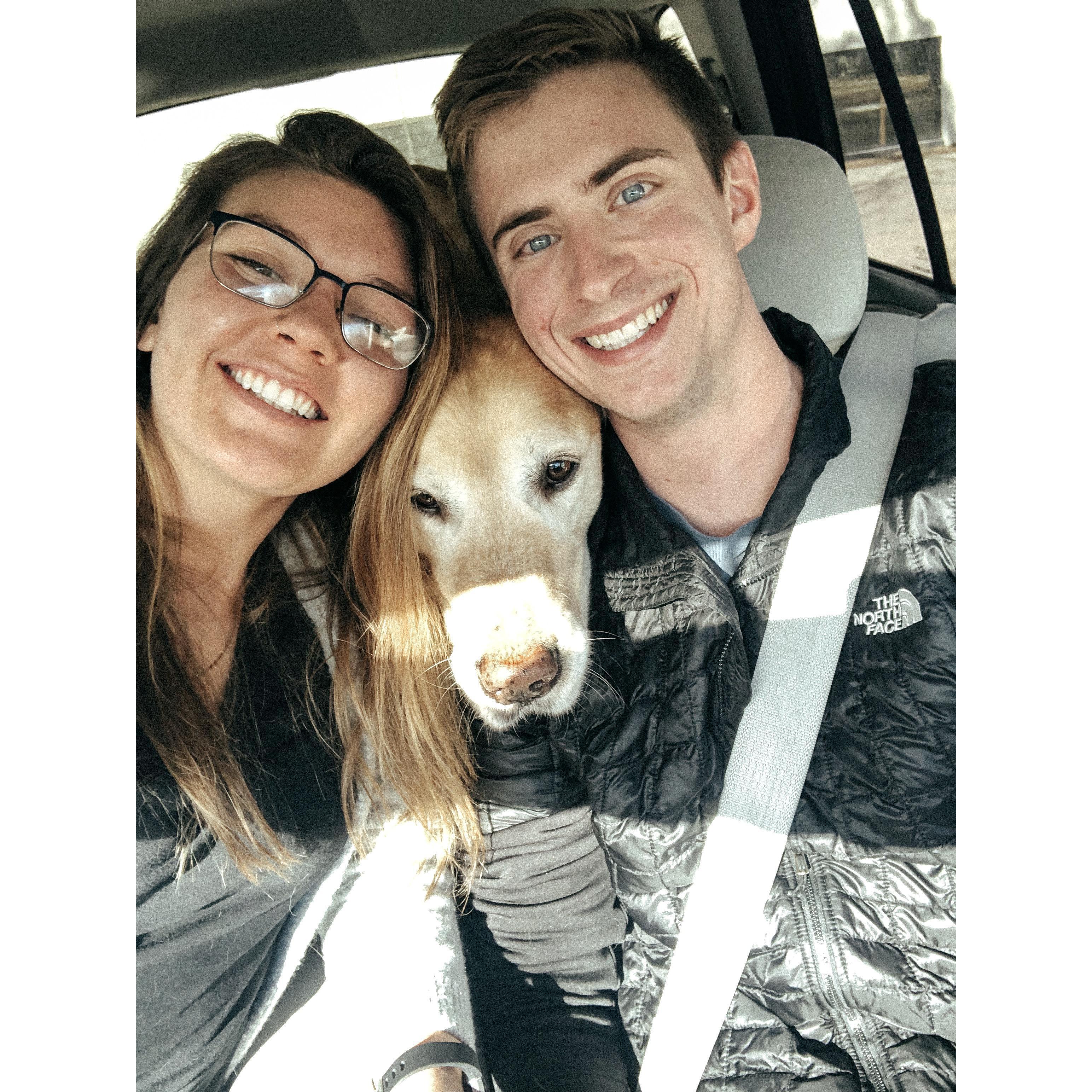 Our first photo together!